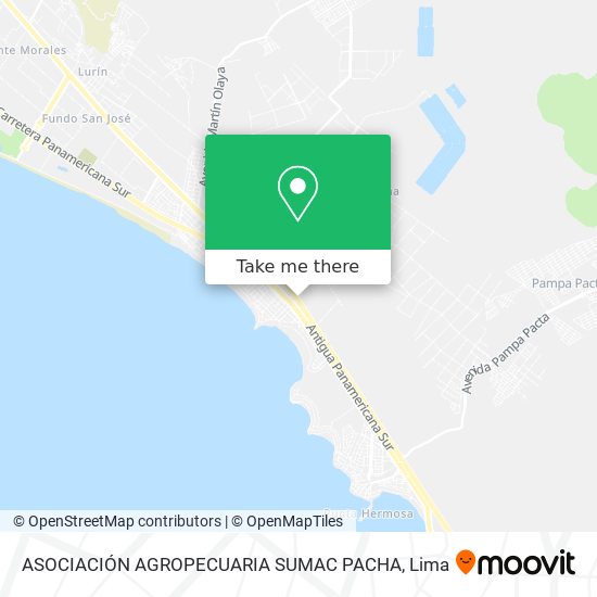 ASOCIACIÓN AGROPECUARIA SUMAC  PACHA map