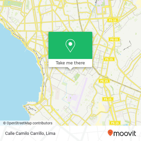 Mapa de Calle Camilo Carrillo