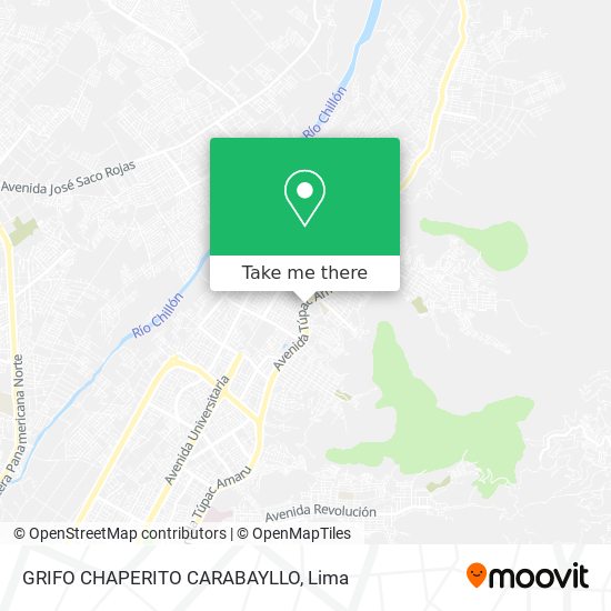 GRIFO CHAPERITO CARABAYLLO map