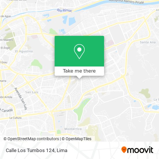 Calle Los Tumbos 124 map