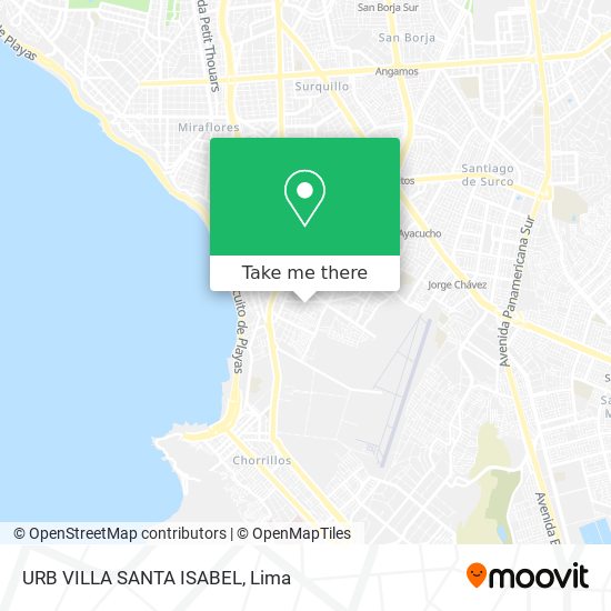 URB  VILLA SANTA ISABEL map