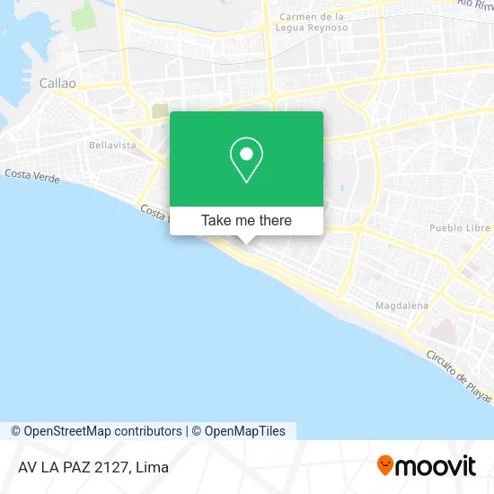 AV LA PAZ 2127 map
