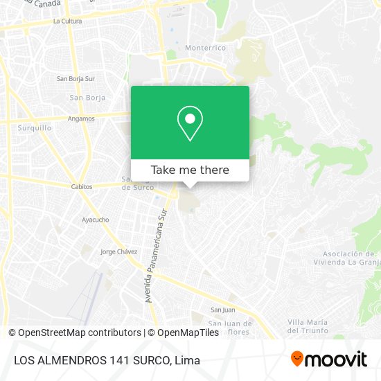 LOS ALMENDROS 141 SURCO map