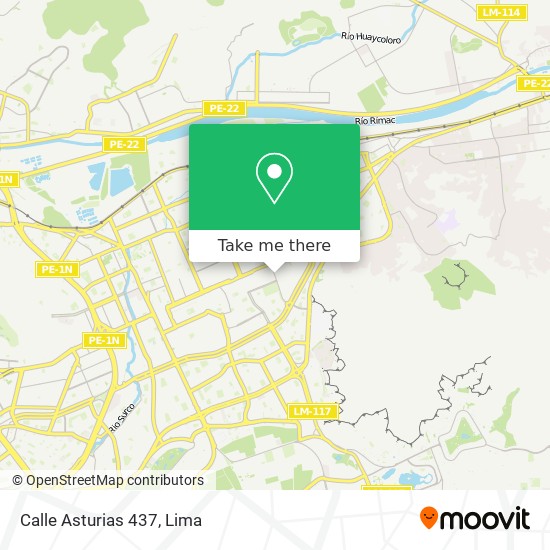 Calle Asturias 437 map