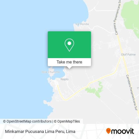 Minkamar  Pucusana  Lima  Peru map