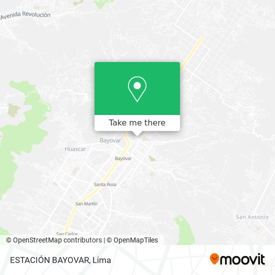 ESTACIÓN BAYOVAR map