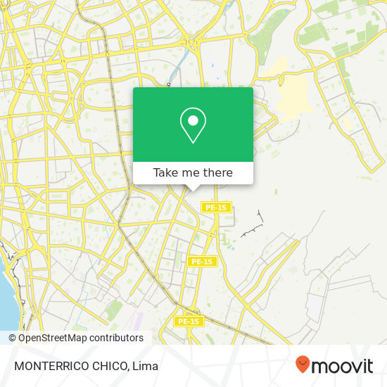 MONTERRICO CHICO map