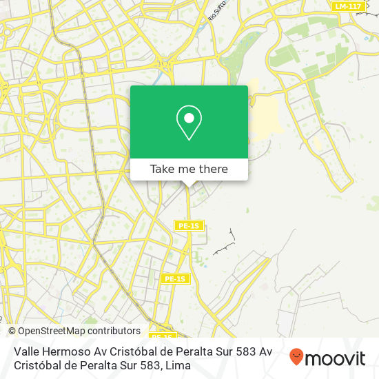 Valle Hermoso  Av Cristóbal de Peralta Sur 583 Av Cristóbal de Peralta Sur 583 map