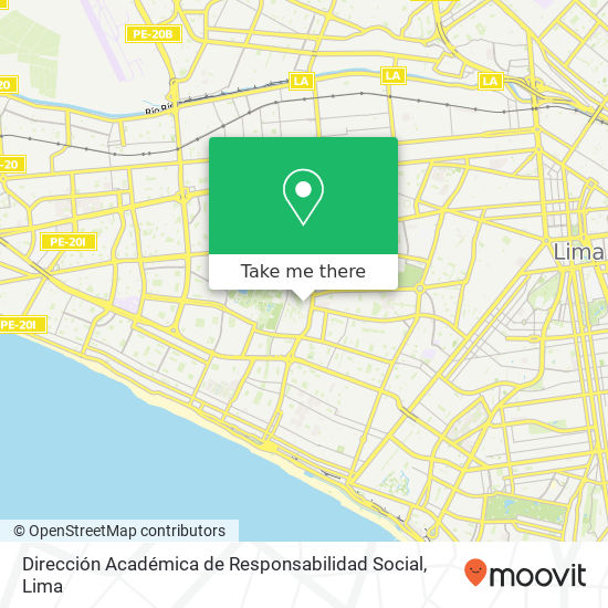 Dirección Académica de Responsabilidad Social map