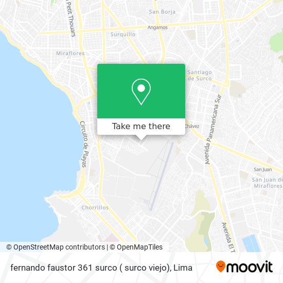 fernando faustor 361 surco ( surco viejo) map