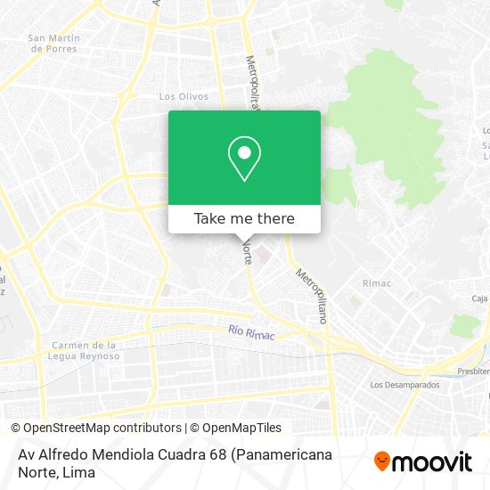 Av  Alfredo Mendiola Cuadra 68 map