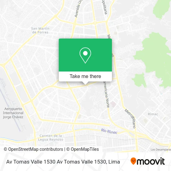 Av Tomas Valle 1530 Av Tomas Valle 1530 map