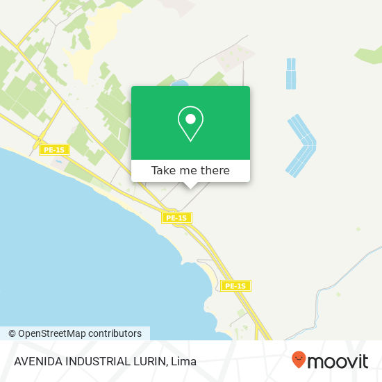 Mapa de AVENIDA INDUSTRIAL LURIN