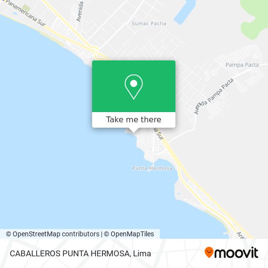 CABALLEROS PUNTA HERMOSA map