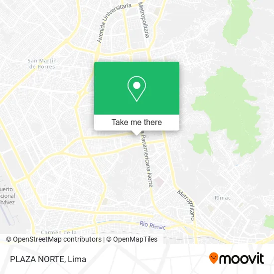 Mapa de PLAZA NORTE