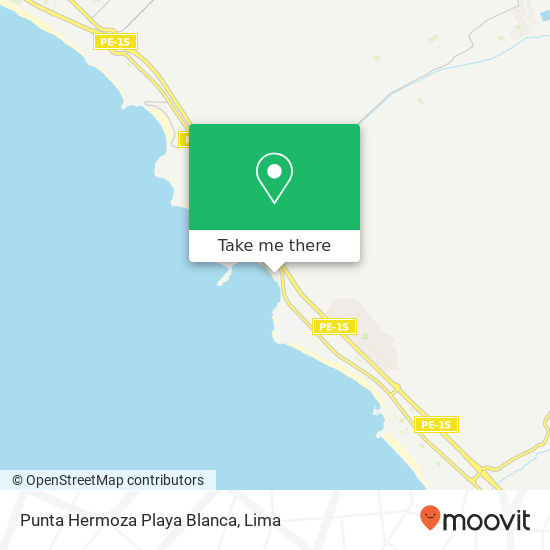 Punta Hermoza  Playa Blanca map