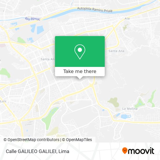 Mapa de Calle GALILEO GALILEI