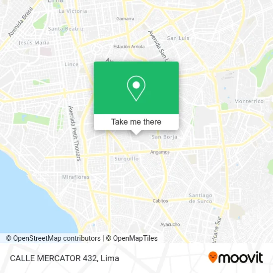 CALLE MERCATOR 432 map