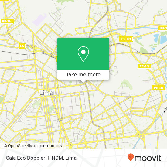 Sala Eco Doppler -HNDM map