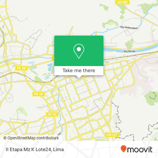 II Etapa Mz K  Lote24 map