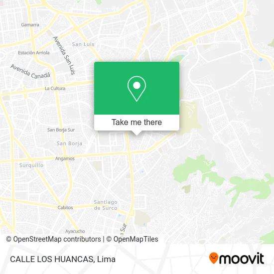 CALLE LOS HUANCAS map