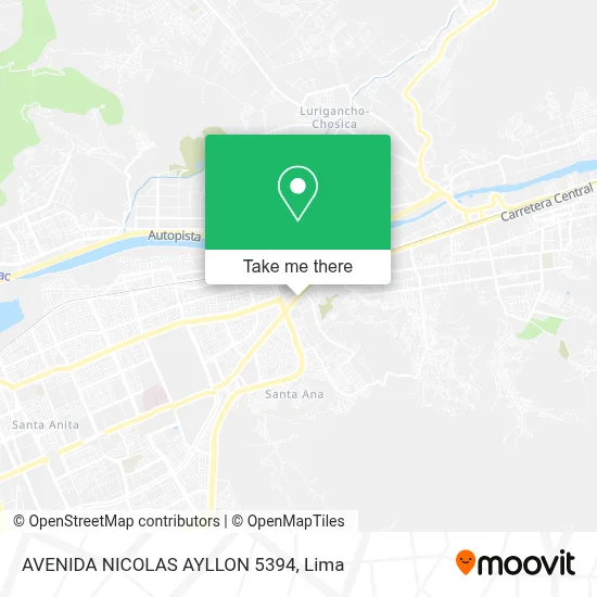 AVENIDA NICOLAS AYLLON 5394 map