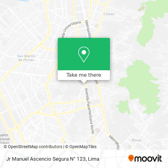 Jr  Manuel Ascencio Segura N° 123 map