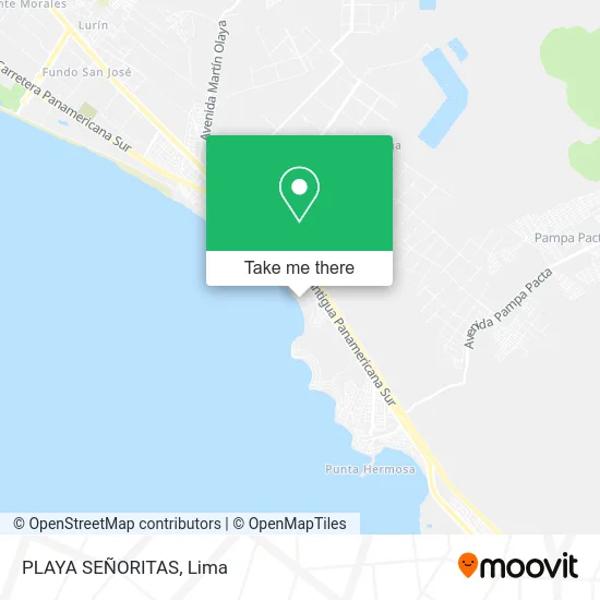 PLAYA  SEÑORITAS map