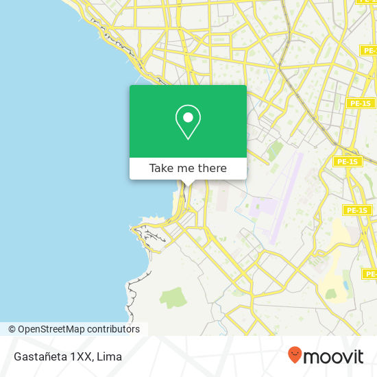 Gastañeta 1XX map