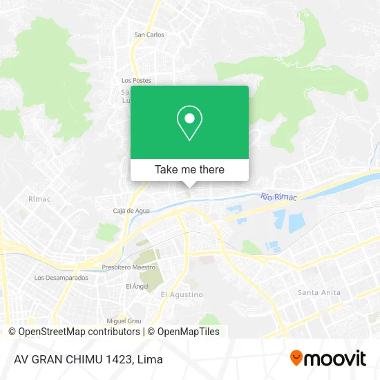 AV  GRAN CHIMU 1423 map