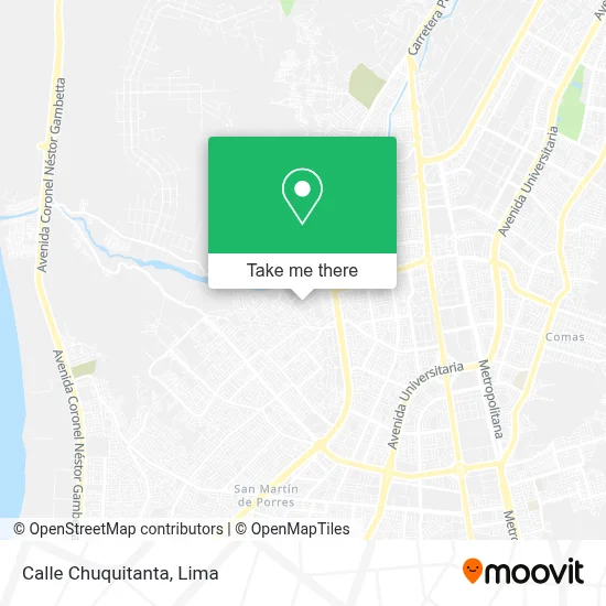 Calle Chuquitanta map