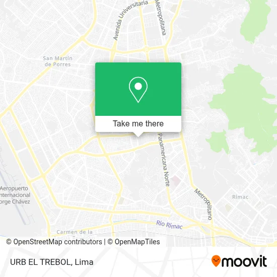 URB EL TREBOL map