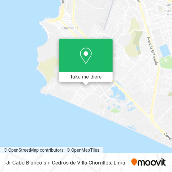 Jr  Cabo Blanco s n Cedros de Villa Chorrillos map
