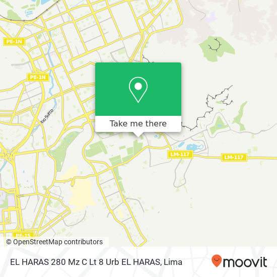 EL HARAS 280 Mz C Lt  8 Urb  EL HARAS map