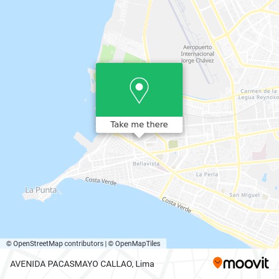 AVENIDA PACASMAYO CALLAO map