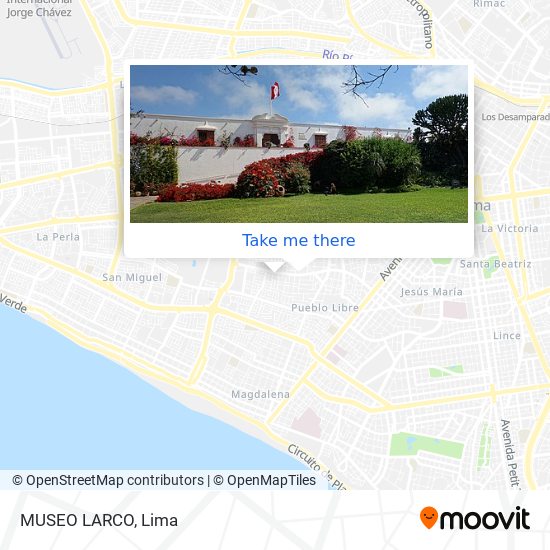 MUSEO LARCO map