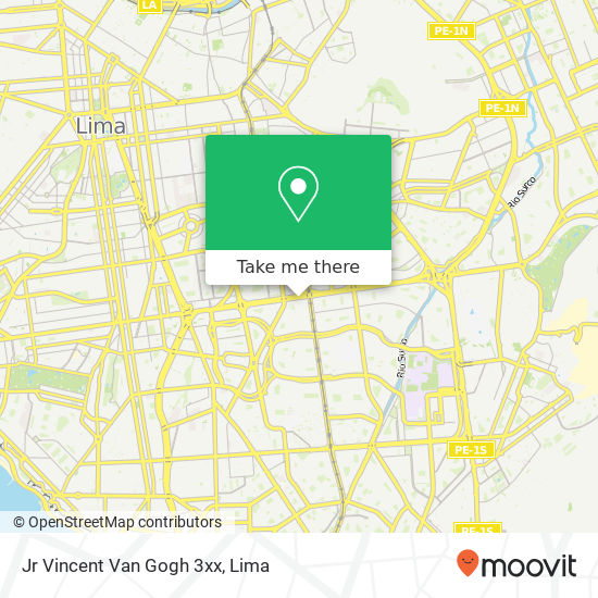 Mapa de Jr  Vincent Van Gogh 3xx