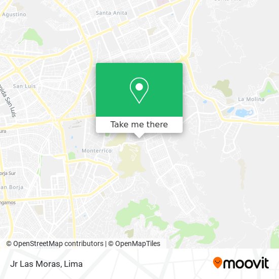 Jr  Las Moras map