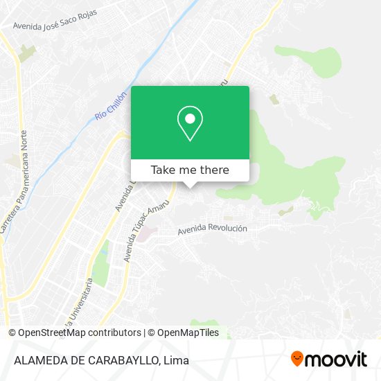 ALAMEDA DE CARABAYLLO map