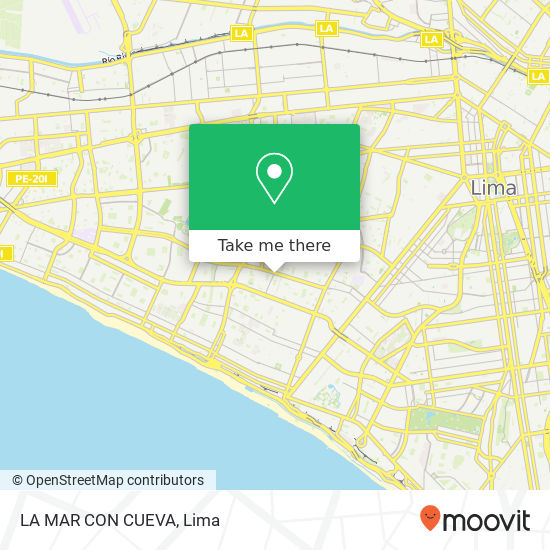 LA MAR CON CUEVA map