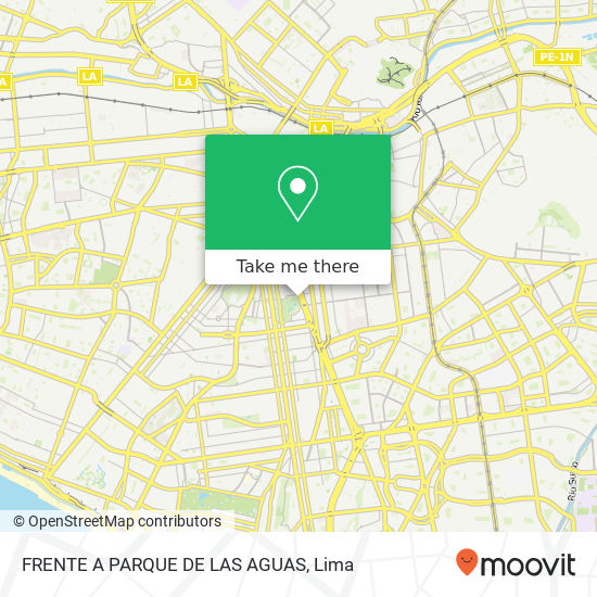 FRENTE A PARQUE DE LAS AGUAS map