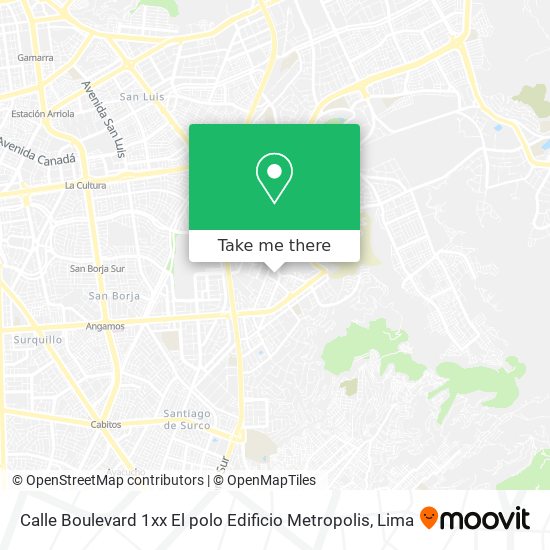 Calle Boulevard 1xx  El polo   Edificio Metropolis map