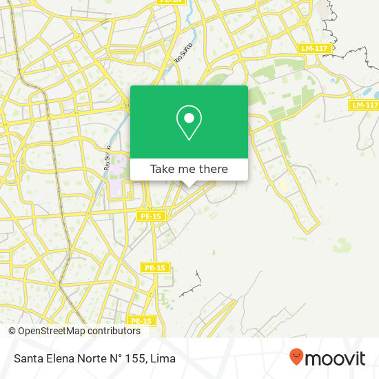 Santa Elena Norte N° 155 map