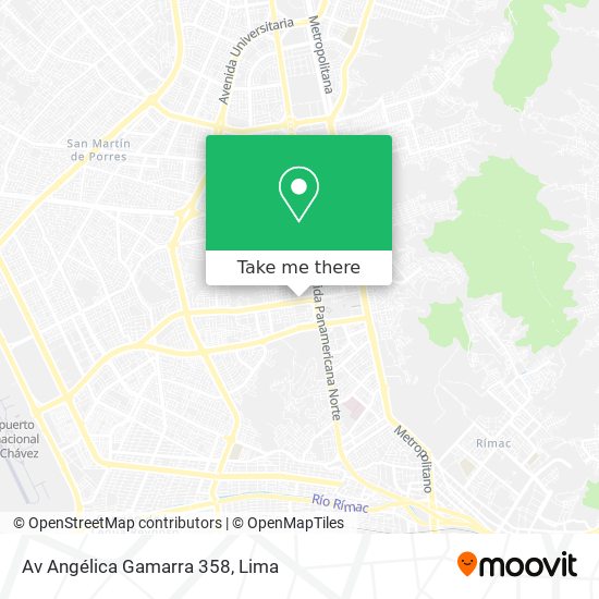 Mapa de Av  Angélica Gamarra 358