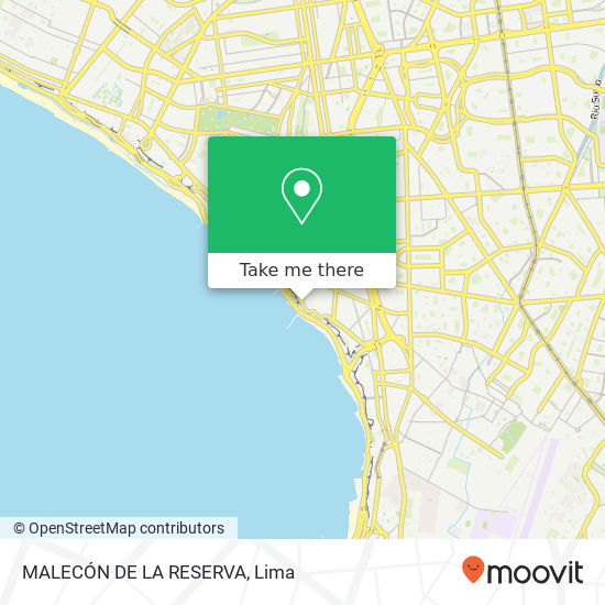 MALECÓN DE LA RESERVA map