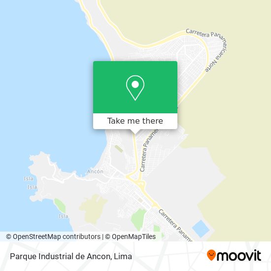 Parque Industrial de Ancon map