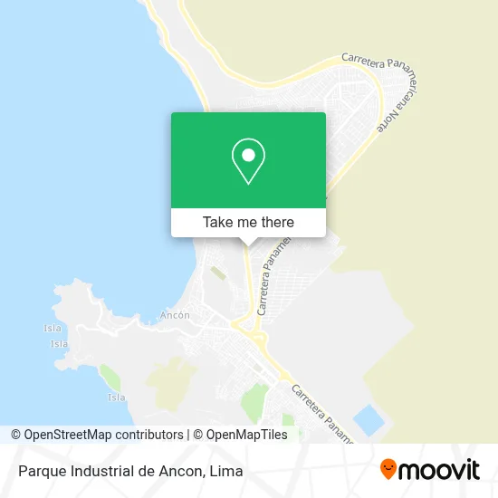 Parque Industrial de Ancon map