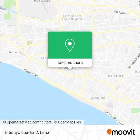 Mapa de Intisuyo cuadra 2