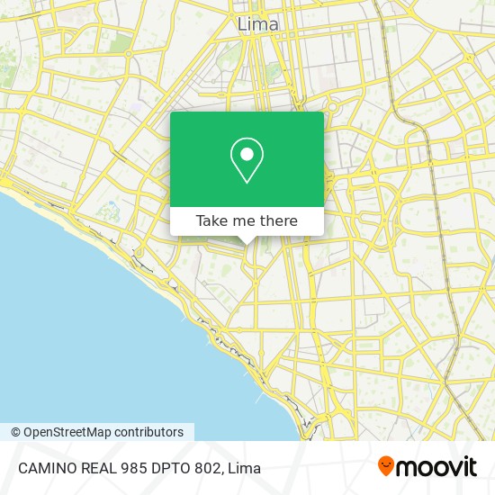 CAMINO REAL 985 DPTO  802 map