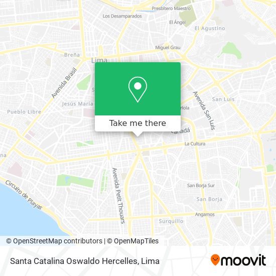 Santa Catalina  Oswaldo Hercelles map